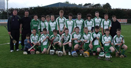 Action from the under 14 Ulster Féile final.