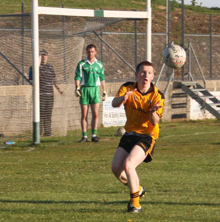 Action from the senior league game against Malin.