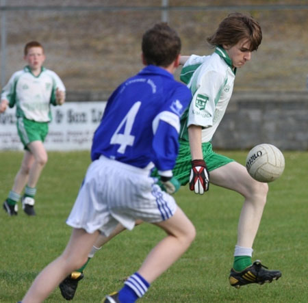 Action from the under 14 league game against Four Masters.