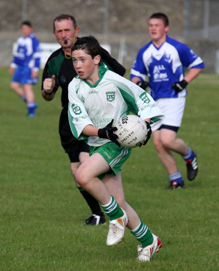 Action from the under 14 league game against Four Masters.