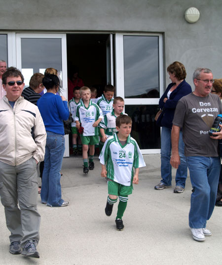 Action from the under 8 blitz in Letterkenny.