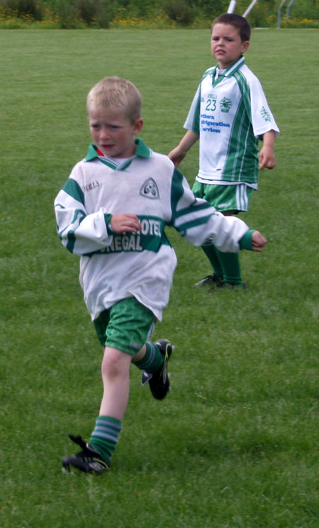 Action from the under 8 blitz in Letterkenny.