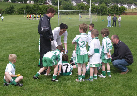 Action from the under 8 blitz in Letterkenny.