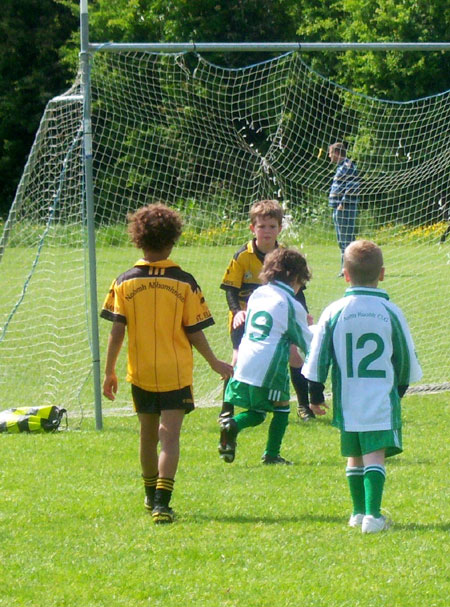 Action from the under 8 blitz in Letterkenny.