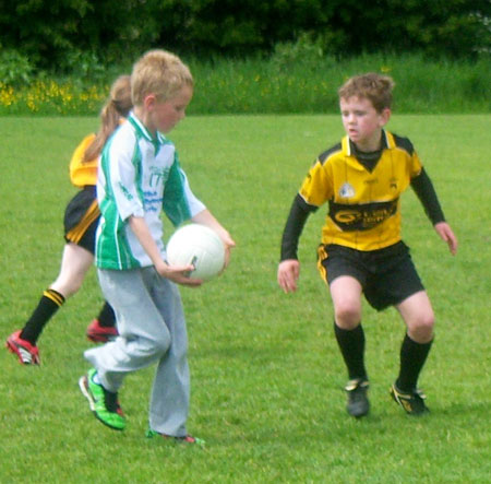 Action from the under 8 blitz in Letterkenny.