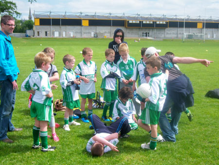 Action from the under 8 blitz in Letterkenny.