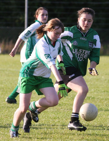 Action from the under 14 county semi final against MacCumhaill\'s.