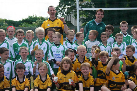 Action from the under 8 blitz against Saint Eunan.