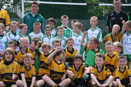 Action from the under 8 blitz against Saint Eunan.