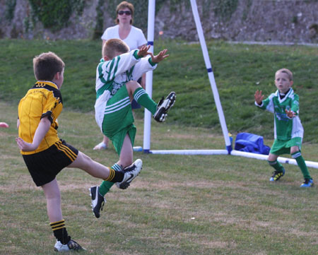 Action from the under 8 blitz against Saint Eunan.