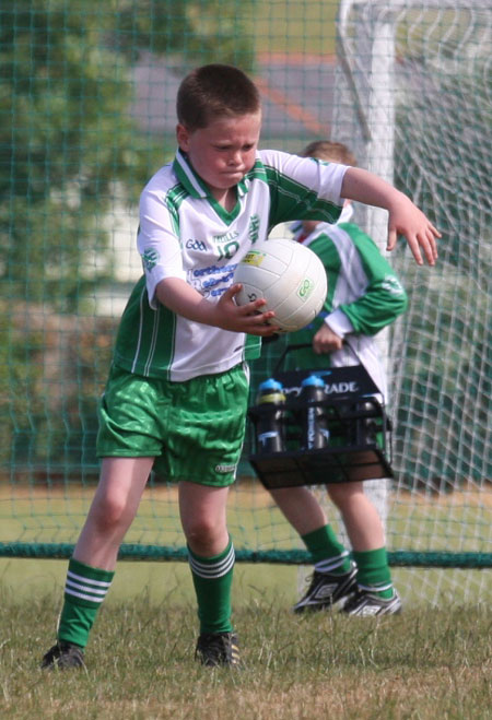 Action from the under 8 blitz against Saint Eunan.