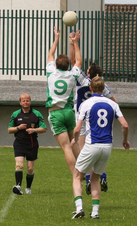 Action from the senior division two match against Fanad Gaels.