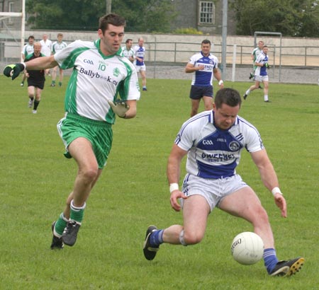 Action from the senior division two match against Fanad Gaels.