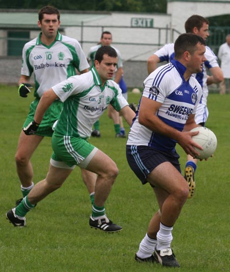 Action from the senior division two match against Fanad Gaels.