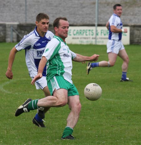 Action from the senior division two match against Fanad Gaels.