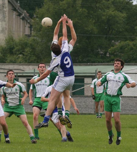 Action from the senior division two match against Fanad Gaels.