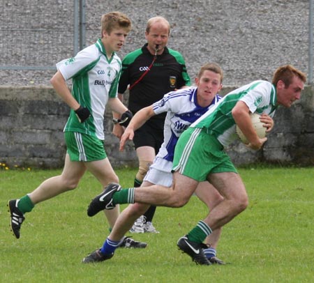 Action from the senior division two match against Fanad Gaels.