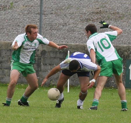 Action from the senior division two match against Fanad Gaels.