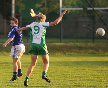 Action from the senior game between Aodh Ruadh and Naomh Conaill.