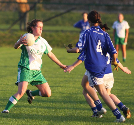Action from the senior game between Aodh Ruadh and Naomh Conaill.