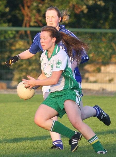 Action from the senior game between Aodh Ruadh and Naomh Conaill.