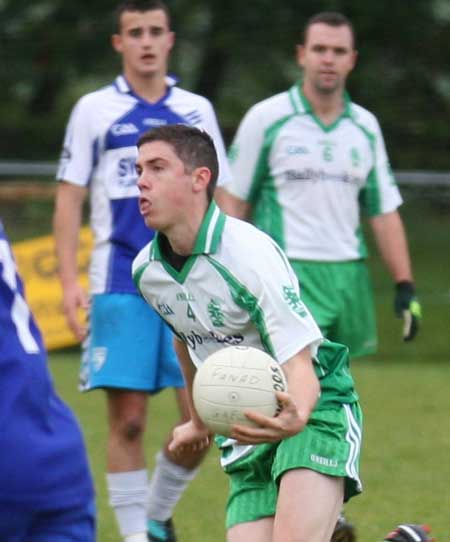 Action from the senior  division two match against MacCumhaill's.