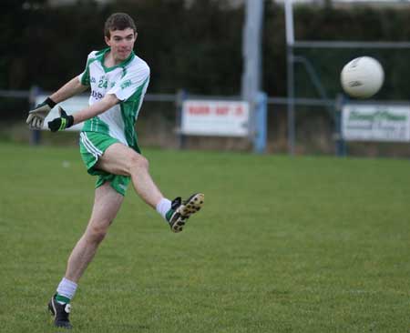 Action from the senior  division two match against MacCumhaill's.