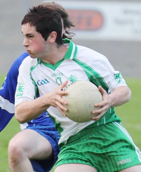 Action from the under 18 league clash between Aodh Ruadh and Four Masters.