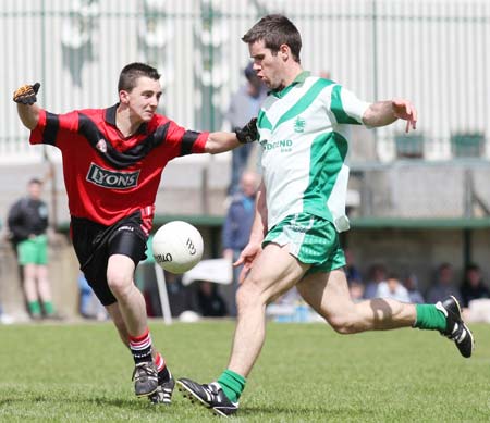 Action from the senior reserve division three match against Urris.