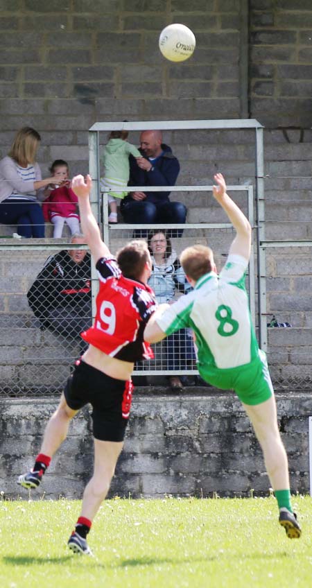 Action from the senior division three match against Milford.