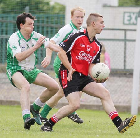 Action from the senior division three match against Milford.