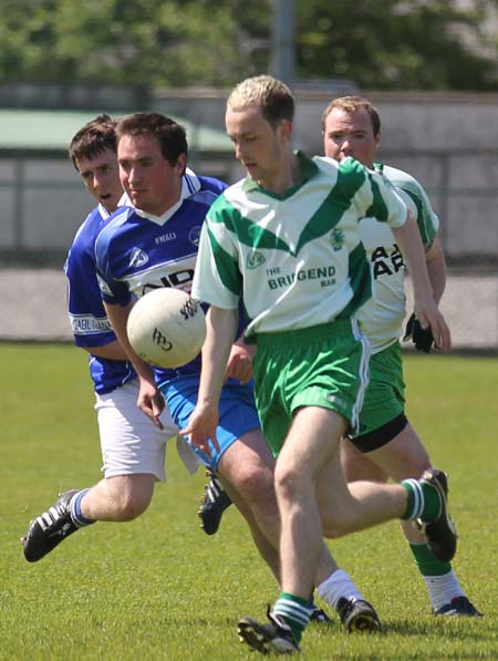 Action from the intermediate championship match against Fanad Gaels.