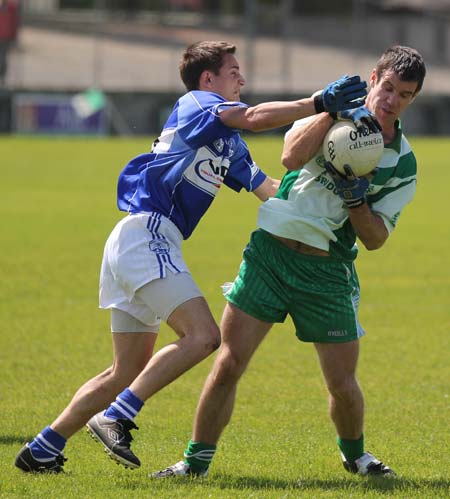 Action from the intermediate championship match against Fanad Gaels.