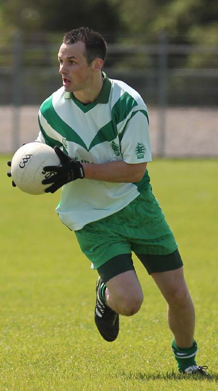 Action from the intermediate championship match against Fanad Gaels.