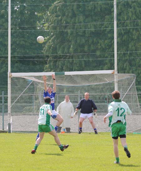 Action from the intermediate championship match against Fanad Gaels.