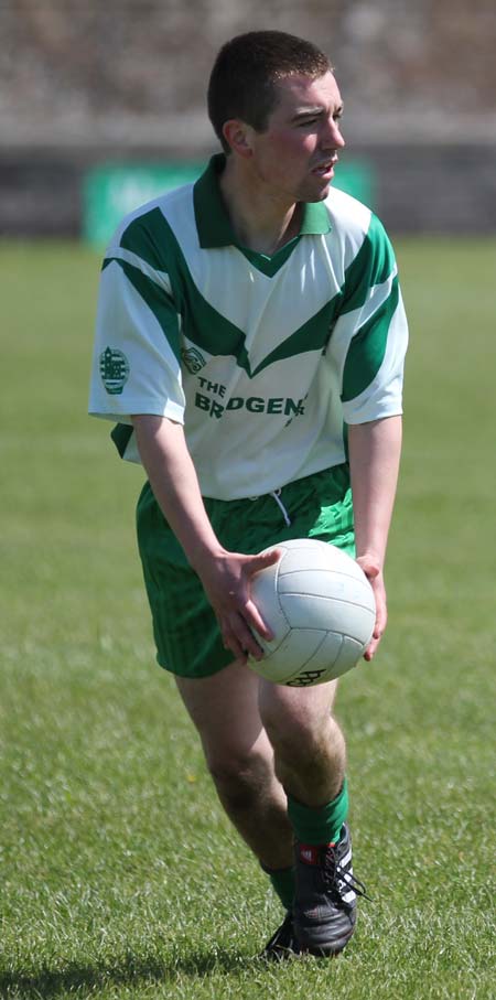 Action from the intermediate championship match against Fanad Gaels.