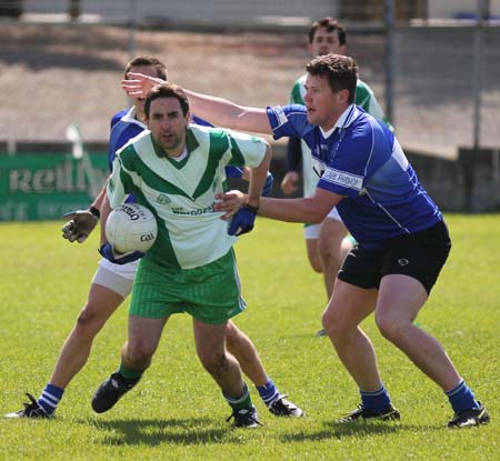 Action from the intermediate championship match against Fanad Gaels.