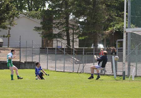 Action from the intermediate championship match against Fanad Gaels.