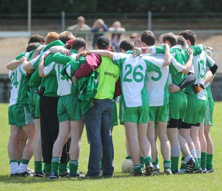 Action from the intermediate championship match against Fanad Gaels.