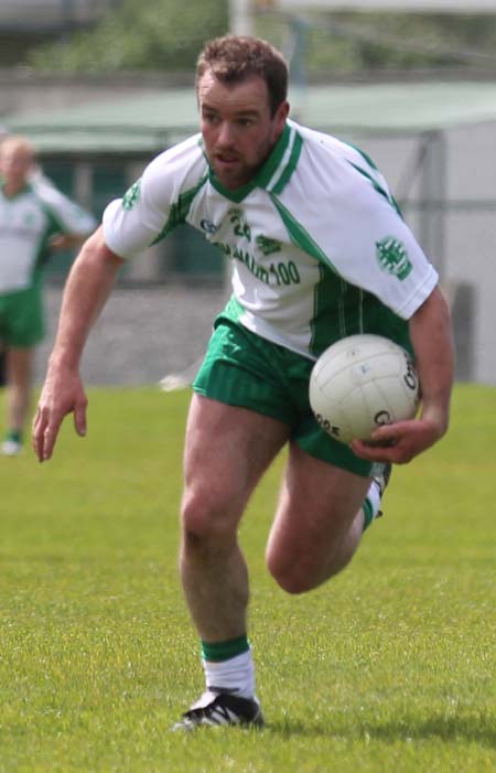 Action from the intermediate championship match against Fanad Gaels.