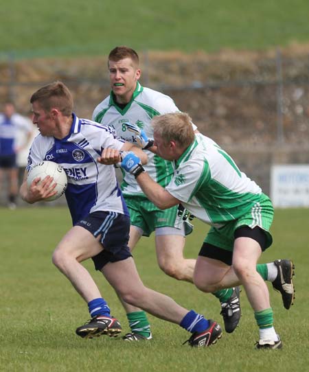 Action from the intermediate championship match against Fanad Gaels.