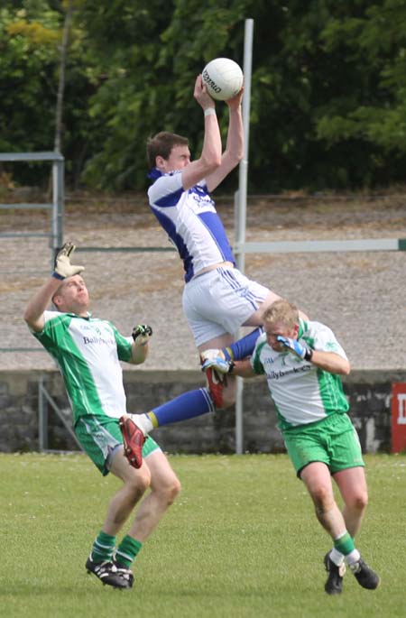 Action from the intermediate championship match against Fanad Gaels.