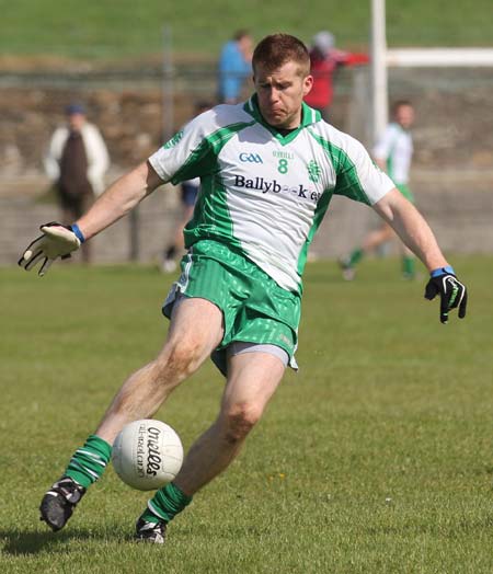 Action from the intermediate championship match against Fanad Gaels.