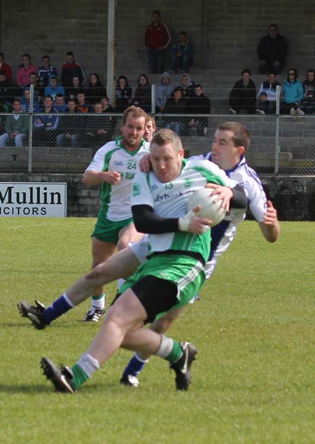 Action from the intermediate championship match against Fanad Gaels.