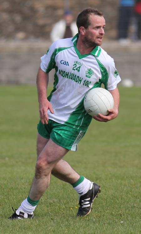 Action from the intermediate championship match against Fanad Gaels.