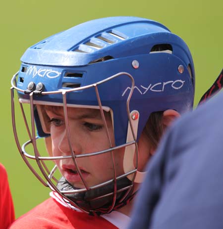 Action from the under 14 hurling blitz at Father Tierney Park.