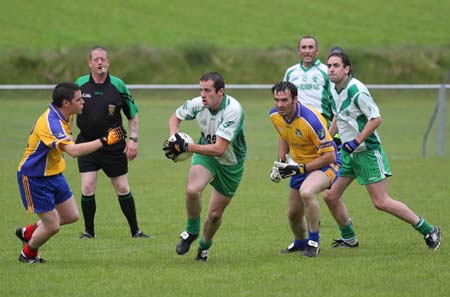 Action from the reserve league match against Burt.