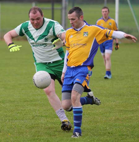 Action from the reserve league match against Burt.