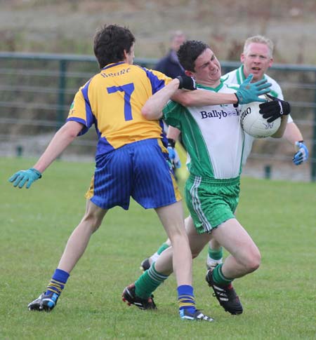 Action from the league match against Burt.