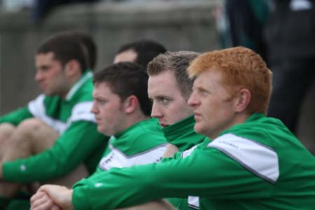 Action from the league match against Carndonagh.